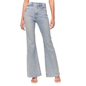 Abercrombie curve love ultra high rise flare jean 36S
